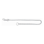 Trixie 21961 Classic Цепной поводок Серебристый Chrome 2 mm x 90 cm