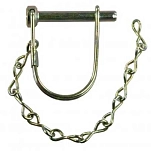 Jr products 342-01174 Замок с булавкой и цепью Silver 1/4´´