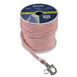Talamex 01920913 10 mm Rope With Pin Shackle Белая  White / Red 33 m 