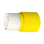 Hubbell 36-HBL328DCC Женский разъем для электрической катушки для рыбалки 28VDC 30A Желтый Yellow