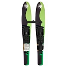 Купить Full throttle 116-33010040099922 Детские водные лыжи Black / Green 138x22x22 137 cm 7ft.ru в интернет магазине Семь Футов