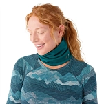 Smartwool SW017071L851.1FM Шарф-хомут Thermal Merino Reversible Голубой Emerald Green