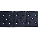 Подушка тройной капок / темно-синий