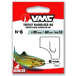 VMC AVM340161 безбородый связанный крючок Trout 9336 60 cm Nickel 4