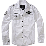Brandit 4023-7-S Рубашка с длинным рукавом Luis Vintage Белая White S