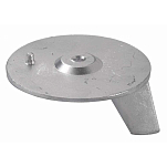 Tecnoseal 2626419 Yamaha 25-30HP цинковый ребристый анод  Silver 94 x 53 mm 
