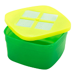 Energoteam 75505003 Дышащая коробка для приманки с крышкой Желтый Green / Yellow