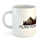 Купить Kruskis 42611C369 Кружка Plan Your Camp 325ml  White 7ft.ru в интернет магазине Семь Футов