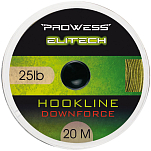 Prowess 86TPDO001 Downforce Hooklink Super Soft 20 M линия Зеленый Green 25 Lbs 