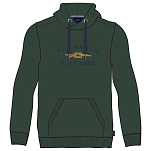 Sea ranch 23-7-171-5018-S Толстовка с капюшоном Mikey Зеленый Sycamore Green S