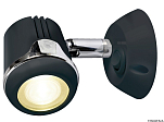 Точечный LED светильник 12/24В 1.32Вт чёрный корпус из АБС-пластика с выключателем, Osculati 13.896.02