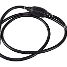 Шланг топливный d8/D13 мм с грушей и переходниками Yamaha, 2 м CAN-SB TU2711