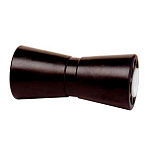 Tiedown engineering 241-86483 Rubber Keel Roller Center Guide Черный Black 5 Hole 5/8 