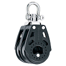 Купить Harken 2638 Carbo 40 Mm Двойной поворотный шкив Черный Black / Silver 7ft.ru в интернет магазине Семь Футов