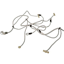 Купить Goldenship GS60148 тысяченожка Nylon 2 Nylon Ударный шнур с 2 крючки Белая White 7ft.ru в интернет магазине Семь Футов