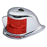 Perko 9-1218DP0CHR Двухцветный носовой фонарь Красный Chrome