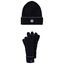 Купить North sails 623349-0802-os Подарочный набор: шапка и перчатка Navy Blue 15x10x5 7ft.ru в интернет магазине Семь Футов