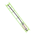 Energoteam 79265040 Ground Fishing Long Cast Буровая линия Бесцветный Black / Grey 40 g