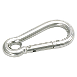 Talamex 74226060 Карабин крюк/проушина 10 Единицы Серебристый Grey 60 mm 