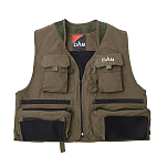 DAM SVS45502 Жилет Iconic Fly Зеленый  Dusty Olive S