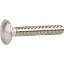 Винт с квадратной головкой и круглой головкой / DIN 603 / ISO 8677 / V4A / Диаметр резьбы: M10; Длина винта: 40 мм