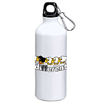 Kruskis MD4049S101K177 Be Different Basket 800ml Алюминиевая бутылка Бесцветный White