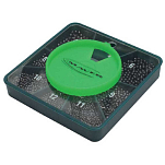 Maver 88002 Supercalibrated 8/0-5/0-0-1-2-3-6 Ассортимент свинца  Black