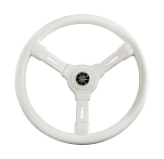 Рулевое колесо RIVIERA белый обод и спицы д. 350 мм Volanti Luisi VN8001-08