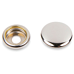Seachoice 50-59394 Кнопки 100 единицы измерения Серебристый Silver 11/64´´