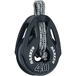 Harken R-11256160-2149 Шкив Carbo T2 40 mm отремонтированы Черный Black