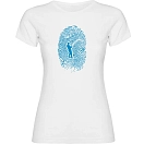 Купить Kruskis 11502102xls199 Футболка с коротким рукавом Angler Fingerprint White 30x25x2 7ft.ru в интернет магазине Семь Футов