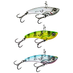 Savage gear 71443 Vib Blade Sinking 45 Mm 8.5g Многоцветный Blue Pink Stripes