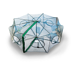 Lineaeffe 6200575 Crab Cage 8 Holes Серый  Grey