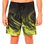Oakley FOA405403-9Z9-33 Плавки Cosmic Tides 18´´ Зеленый  Gradient Swirl Black / Yellow 33