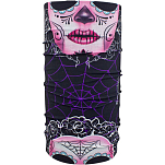 Zan headgear 25020122 Шарф-хомут Motley Голубой  Sugar Skull