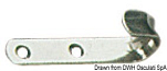 Крючок из нержавеющей стали для шкотов 50 х 10 мм, Osculati 58.329.00