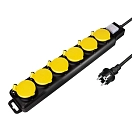 Купить Logilink LPS256 Efb 19 ´´1U 6 X Cee 7/3 сетевой фильтр 6 розеток с выключателем Желтый Black  Techinn 7ft.ru в интернет магазине Семь Футов