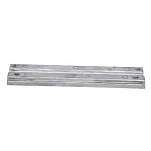 Super marine ANOAH439 Mercury 40HP V6 135-15 Verado Прямой алюминиевый пластинчатый анод  Grey 194 x 51 x 12 mm