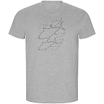 Kruskis CA66900658K033 Футболка с коротким рукавом Tuna ECO Серый Heather Grey 3XL