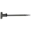 Купить Korum K0360013 Screwpoint Bankstick Черный  Black 45 cm 7ft.ru в интернет магазине Семь Футов