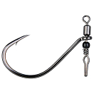 Купить Gamakatsu 185068-00100-00000-00 Shot Крючки С Одним Глазком Серый Black 1/0  7ft.ru в интернет магазине Семь Футов