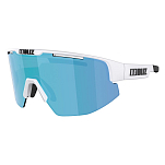 Bliz Z52907-03 Matrix S Солнцезащитные Очки  Matt White Smoke With Blue Multi/CAT3