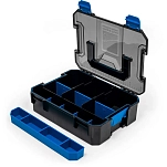 Preston innovations p0220191 Коробка для снастей Feeder System Black / Blue 37x26x7