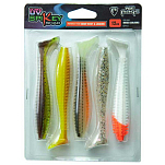 Fox rage NMC032 Spikey Shad Мягкая приманка 90 mm Бесцветный Multicolor UV