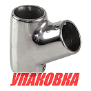 Тройник леера (25 мм), 60 град, Marine Rocket (упаковка из 20 шт.) S.M0824-25_MR_pkg_20