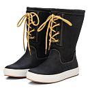 BOATBOOT Кожаные ботинки на шнуровке / темно-синий / Размер обуви: 39