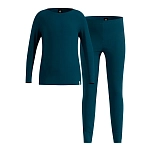 Odlo 112029-20417-128 Комплект термобелья с длинным рукавом Merino 200 Reflecting Pond 30x22x4 8 Years