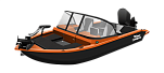 Алюминиевая лодка, Триера 460 BR, серый TR460BR_GREY