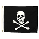 Купить Seachoice 50-78251 Jolly Roger Белая  Black 30 x 45 cm  7ft.ru в интернет магазине Семь Футов