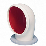 Вентиляционная головка фиксированная Vetus CHINOOKS 78,6см2 230x152мм вырез Ø100мм из белого/красного силикона